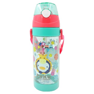 PUKU 藍色企鵝 Tritan水壺 動物萬花筒  湖水綠  550ml  1個