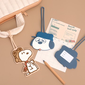 Peanuts史努比矽膠行李吊牌