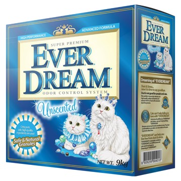 EVER DREAM 速凝結貓砂  1盒  9kg  純淨無香配方