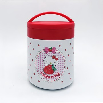 Skater Hello Kitty 保冷保溫 超輕量不鏽鋼保溫罐 300ml  草莓  1個