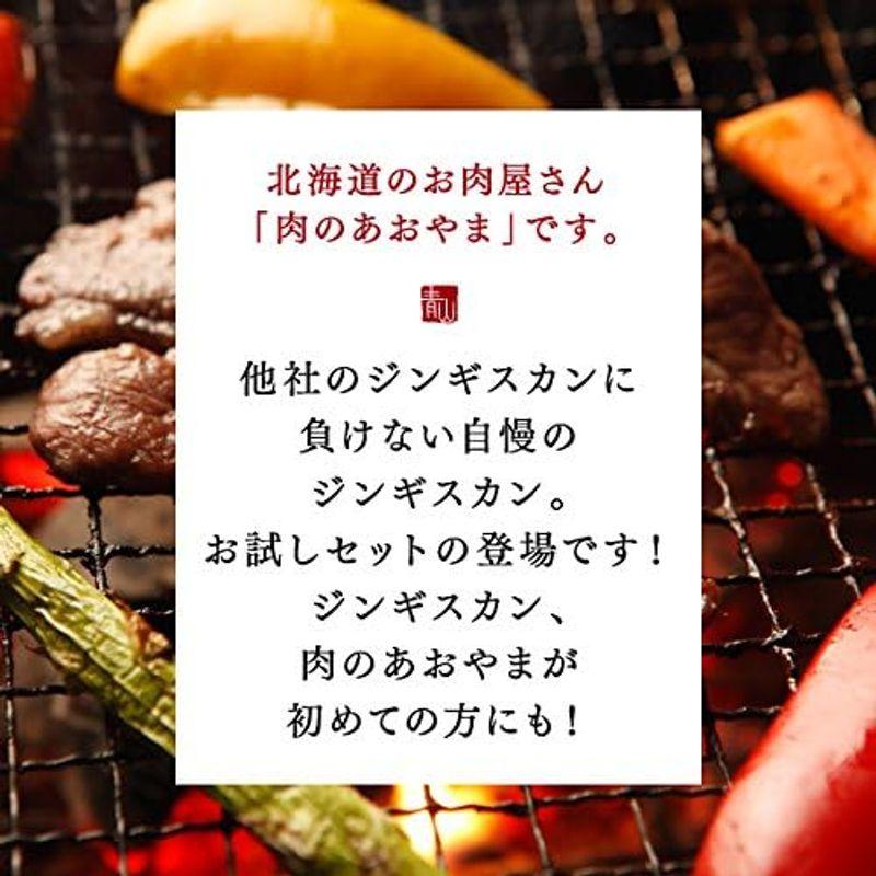 肉のあおやま 初めての方に是非 あおやまジンギスカンお試しセット（特製ラム肉ジンギスカン・生ラムジンギスカン）