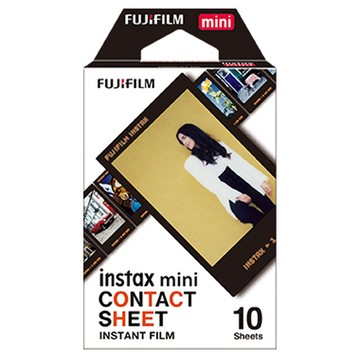 FUJIFILM instax mini 底片 新版 黑框底片 一入/10張 拍立得底片