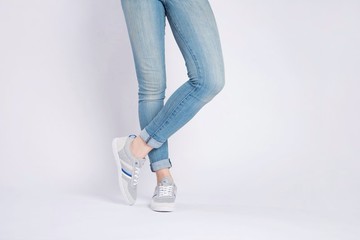 寶特瓶製休閒鞋   Opale休閒系列    麻花灰/電光藍   女生款