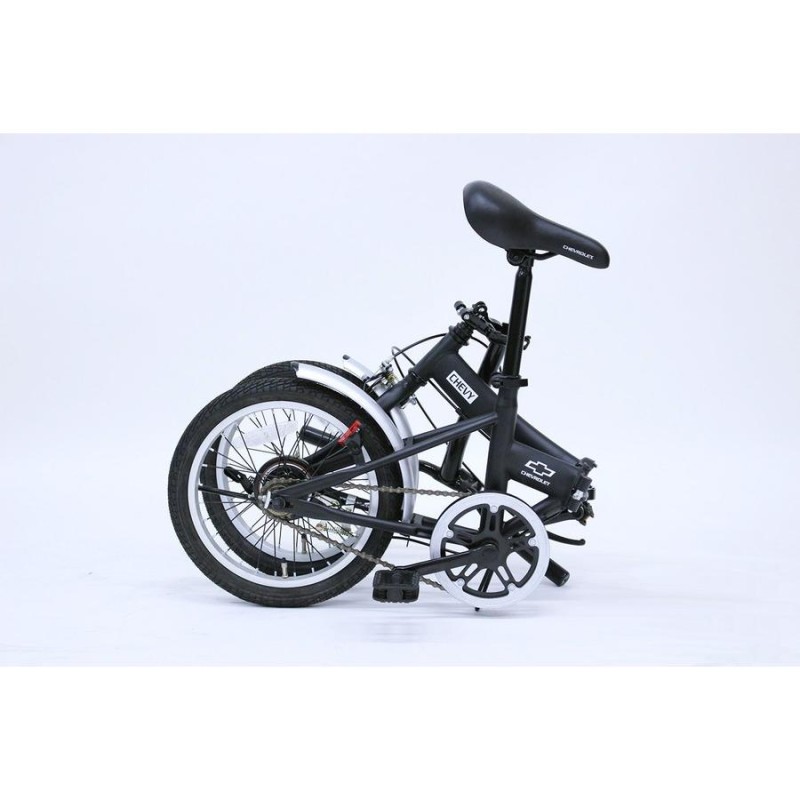 CHEVROLET ミムゴ 16インチ 折り畳み自転車ブラック CHEVROLET FDB16L