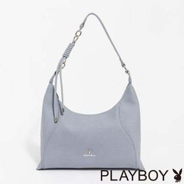 PLAYBOY - 肩背包附長背帶  Pastel Air系列 - 藍色