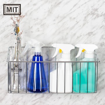 MITx無痕斜角置物架 宜家寶 瓶罐架 瓶罐收納 廚房收納 浴室收納 置物架 無痕貼 MIT 廚衛收納【IBS-636】