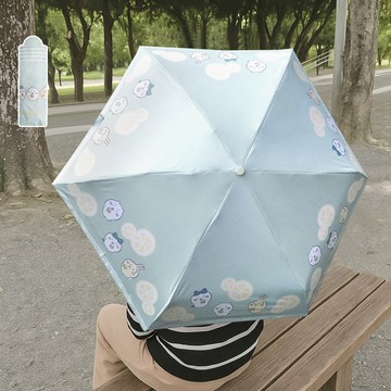 【吉伊卡哇】超輕便攜防曬口袋折傘 檸檬款