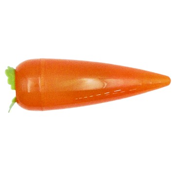 E.dot 胡蘿蔔造型自動澆花器 滴水滲入 通透材質  橘色  1個