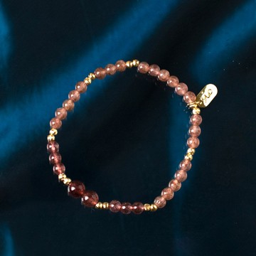 能量手鍊【璀璨年華】草莓晶手鍊