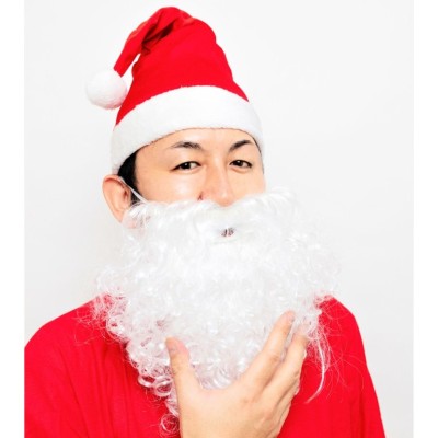 サンタさんのひげ カール 白ひげ クリスマス会 クリパ 通販 Lineポイント最大get Lineショッピング