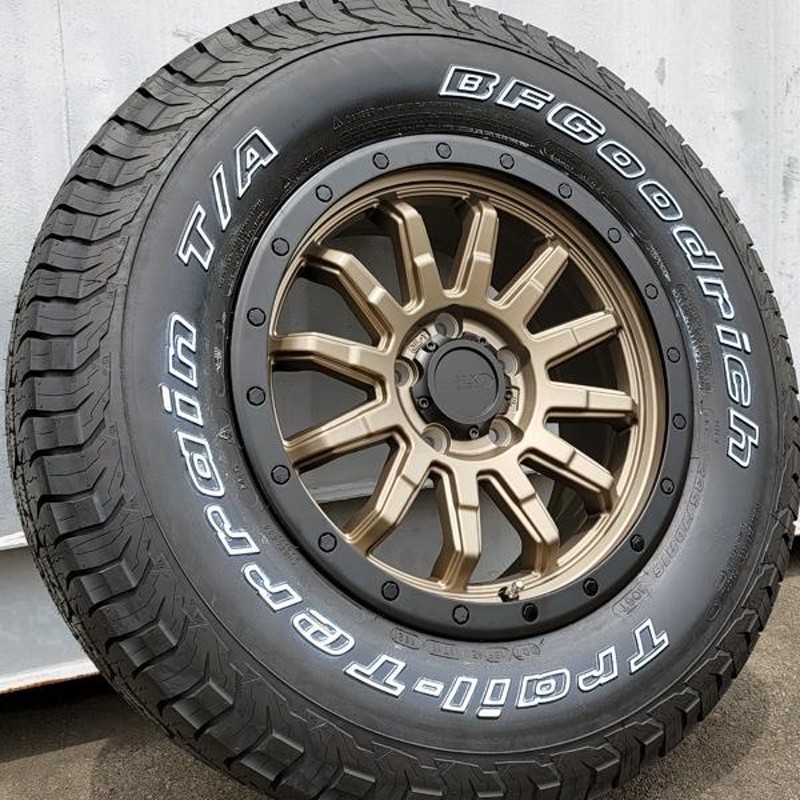 クラシカルレインボーハッピーバード BFグッドリッチ 235/70R16 106T ORWL BFグッドリッチ トレイルテレーン T/A RIZLEY  KC サマータイヤホイール4本セット