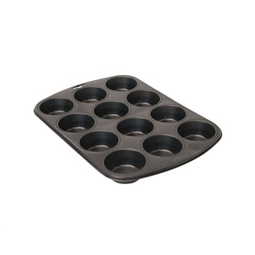 de Buyer 畢耶 不沾烘焙系列 12格瑪芬烤模  38 x 27 x 3cm  1個