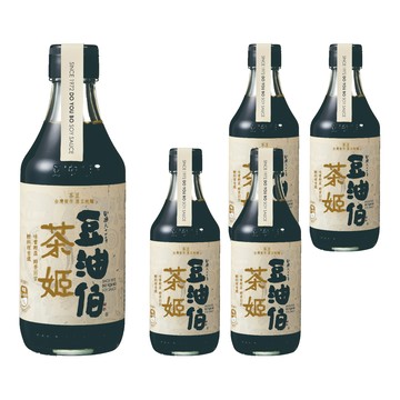豆油伯 茶姬釀造醬油  300ml  5瓶