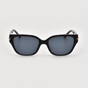 【For Art's Sake】時髦花瓣雕飾微貓眼墨鏡ROSIE SF038BK