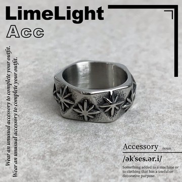 ☆LimeLight☆ 十字星 / 多角星 / 星星 / 飾品 / 鈦鋼 / 戒指 27