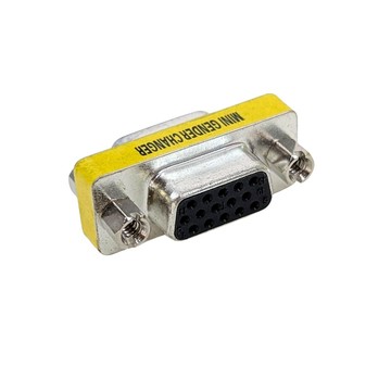 [少量現貨dd] VGA D-SUB 15PIN 母轉母 轉接頭 (1入) 螢幕 轉換頭 (E13)12180