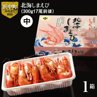 ふるさと納税 浜中町 北海しまえび中　1箱(300g17尾前後)