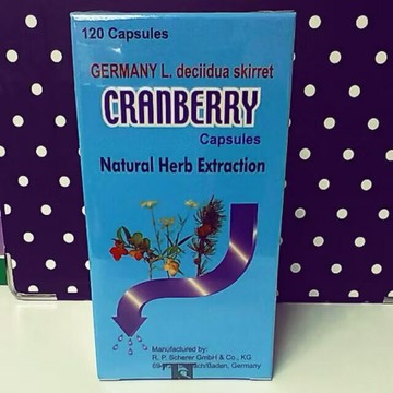 【德國進口】CRANBERRY 護理順 蔓越莓膠囊 120粒/瓶 速得淨蔓越莓 軟膠囊 私密保養