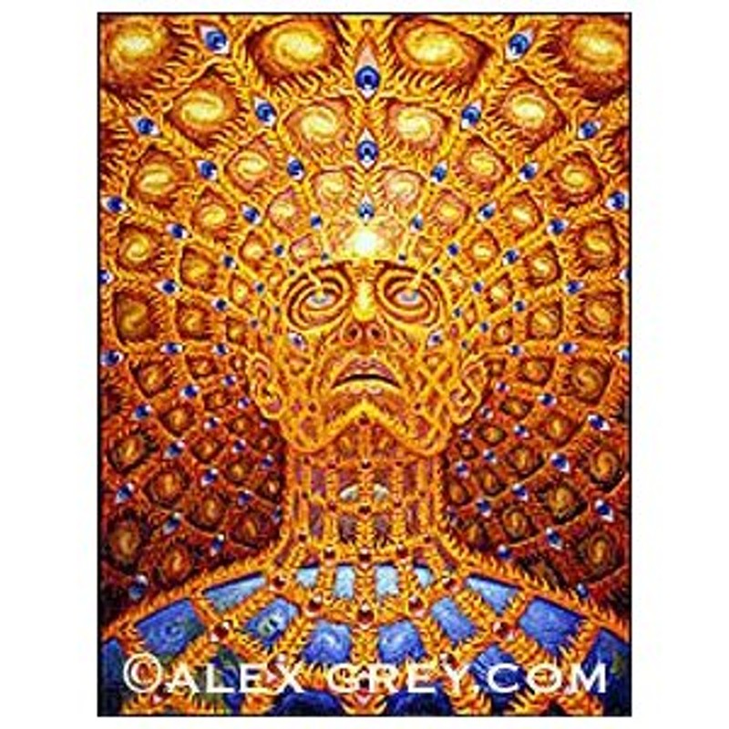 ALEX GREY アレックスグレイ ポスター「OVER. SOUL」 | LINEショッピング