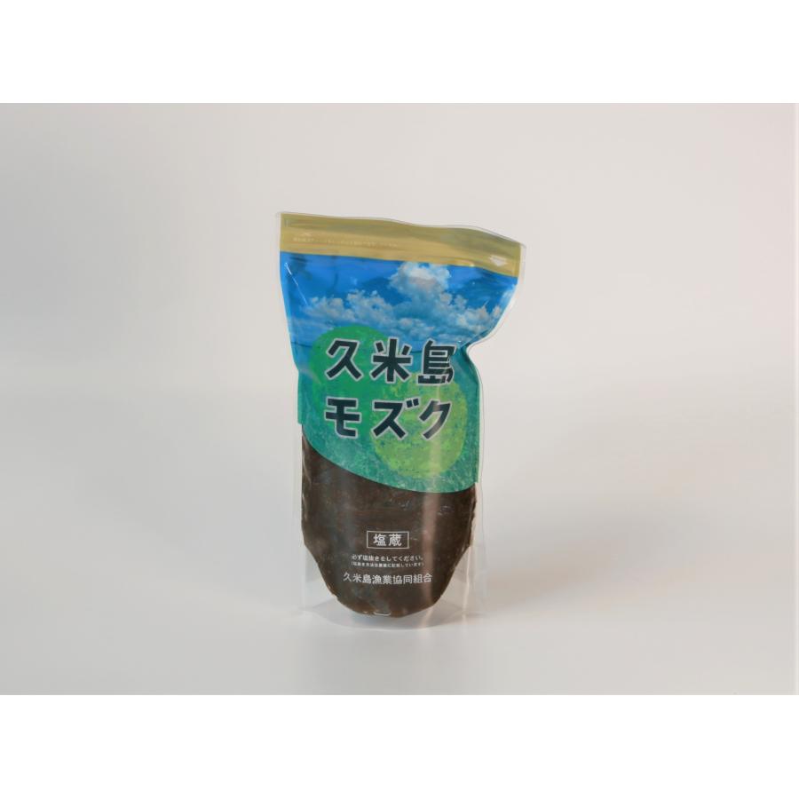 沖縄・久米島産 太もずく（塩漬け）500g｜ツルツル食感でクセになる美味しさ！