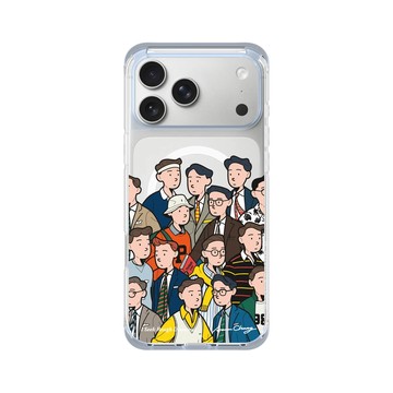 iPhone 17 Pro Max ClearX (MagSafe 兼容) 冰透藍 - Aaron Chang - I seek rough diamond