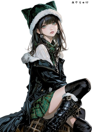 【11月新品】07-105-0056 人物貼紙 冬日女孩