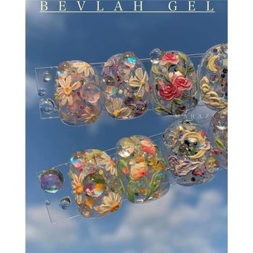 2024春季新 韓國花膠 BEVLAH 素材膠 花卉膠 小紅書網紅 INS網紅