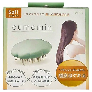 VeSS 雲朵形放鬆頭皮按摩梳  Soft柔軟  日本產  1個  CUM-1000