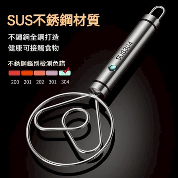 按壓攪拌器 攪拌器 奶泡器 打蛋器 打發器 攪拌棒 不鏽鋼打蛋器 半自動打蛋器 旋轉打蛋器