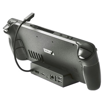 VALVE Steam Deck 原廠擴充底座，提升設備靈活性，支援高解析度顯示  V004301-00  單一顏色  1個