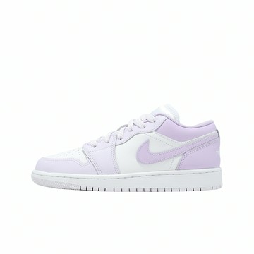 Nike 休閒鞋 Air Jordan 1 Low GS 大童 女鞋 淺紫 AJ1 低筒 553560-502