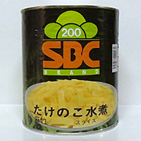 麻筍スライス (タイ産) 1号缶 (丸京 農産加工品 たけのこ)