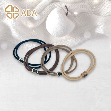 ADA簡約迷你領結髮束4入