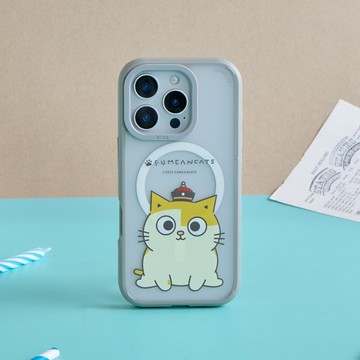 黃阿瑪悠坐生活極光霧透MagSafe iPhone手機殼