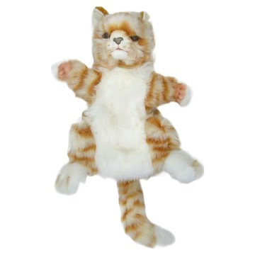 HANSA TOY 黃貓手偶 30公分長  1個