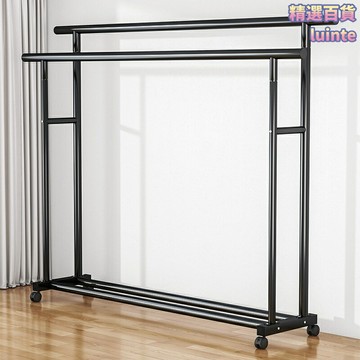 【加粗加厚】晾衣架 落地衣架 摺疊衣架 臥室衣帽架 宿舍曬衣架 移動便捷 簡易組裝 家用室內陽臺適用