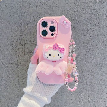 ✨臺灣出貨✨適用蘋果17/16/15/14/13/12PROMAX小胖妹手機殼iPhoneX毛絨凱蒂7P