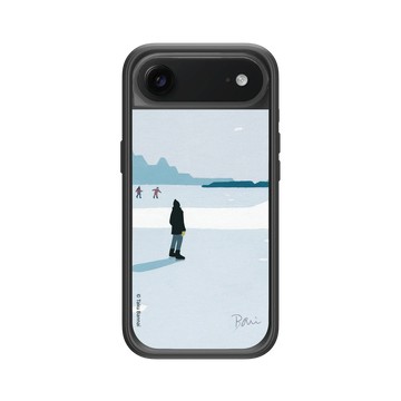 iPhone Air Mod NX -邊框背蓋組合 (相機按鈕) 黑 - Taku Bannai 坂内拓 - Winter sunlight｜冬雪裡的軌跡