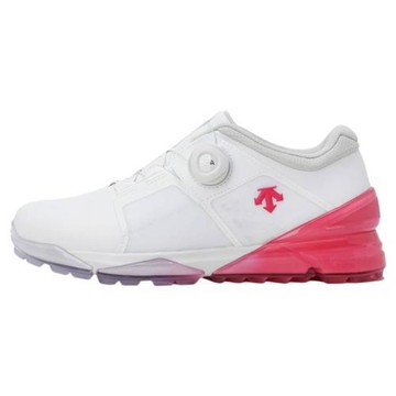 Descente 迪桑特 高爾夫球鞋 女鞋 BOA 旋鈕 白粉 DQ32ULSH82-PIKG