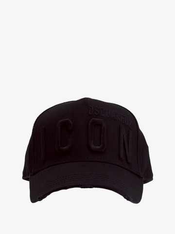 Cotton hat with logo embroidery - DSQUARED2 - gender_Man