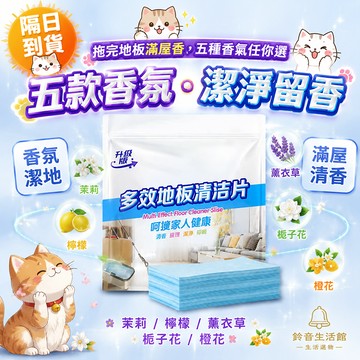 【鈴音生活館】地板清潔片 多效地板清潔片 多效合一地板清潔片 強力去汙清潔片 生物酶抗菌清潔片 去霉防潮家用清潔片