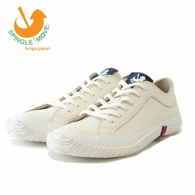 スピングル ムーヴ Spingle Move Spm 106 ユニセックス ホワイト 61 天然皮革 スニーカー ラバーソール 通販 Lineポイント最大0 5 Get Lineショッピング