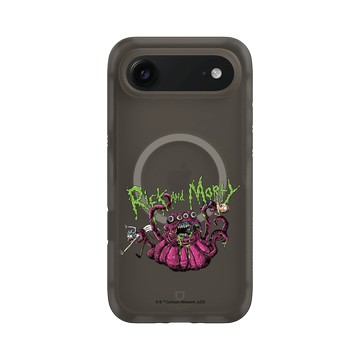 iPhone Air AirX 本質黑 - 瑞克和莫蒂 Rick and Morty - 外星人襲擊