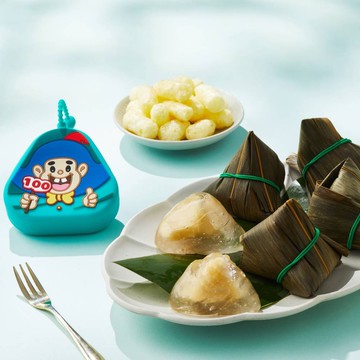 蛇麼都包粽禮盒(奶油椰子口味冰粽x6入+好運御守零錢包)(端午節)(熱銷)