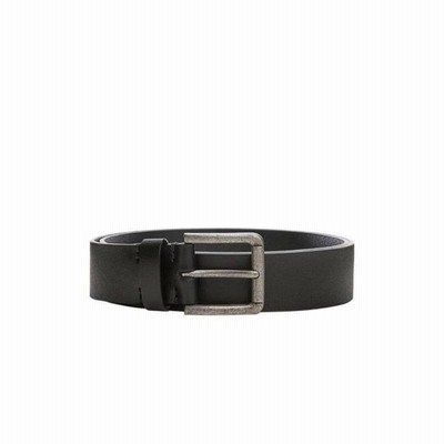 マンゴ メンズ ベルト BOLONIA - Belt - czarny