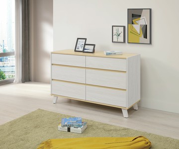 【歐風別館】泰勒六斗櫃【基隆至台中免運費】