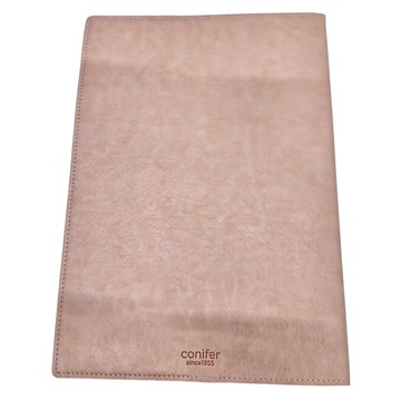 conifer 綠的事務 2025年16K手鞣皮紋直式週誌  柔莓粉色  1個