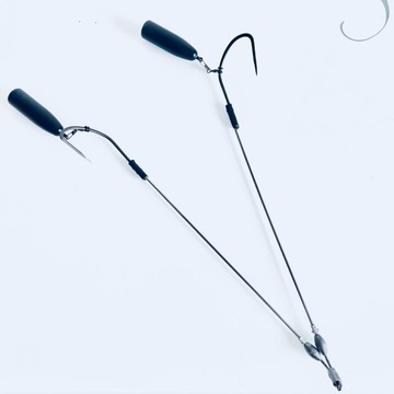 二代越南新款新型三角錨鉤一體可視錨魚鉤打高鉤魚竿釣魚雙鉤專用