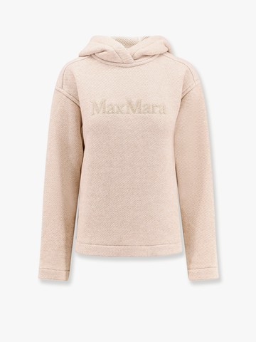 Gary cotton sweatshirt with lettering logo on the front - MAX MARA - gender_Woman