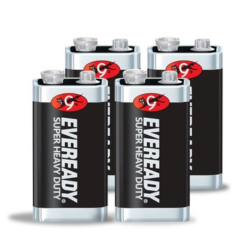 永備 EVEREADY 9V 黑金剛 碳鋅電池 方形電池(4入)